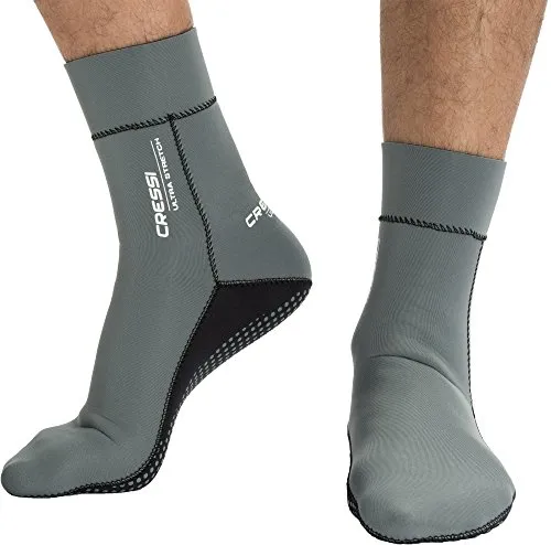 Cressi Ultra Stretch Neoprene Socks 1.5mm - Calzari per Apnea e Immersione in Neoprene Bifoderato, Unisex Adulto