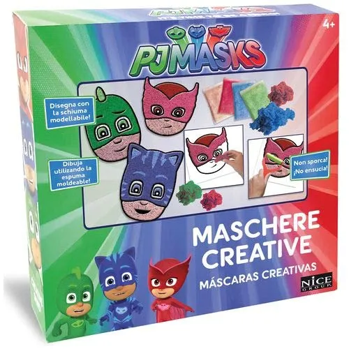 JEEG Maschere Creative pjmasks disegna con la Schiuma modellabile