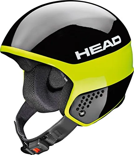 Head Stivot Race Carbon – Casco da Sci, Unisex, Stivot Race Carbon, Nero/Lime, 60-61 cm