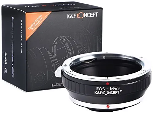 K & F Concept Lens Adattatore Micro Quattro Terzi m4/3 MFT