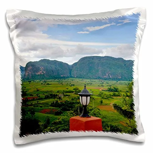 Danita Delimont - Farms - Limestone hill, farming land in Vinales valley, Cuba - CA11 KSU0064 - Keren Su - 16x16 inch Pillow Case (pc_134204_1)