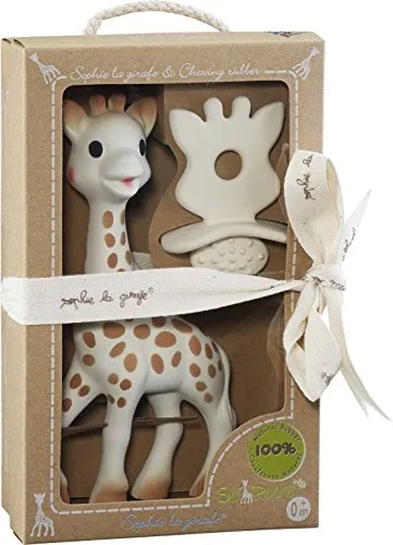 Vulli 616624 Sophie La Giraffa con Gommotto, Multicolore