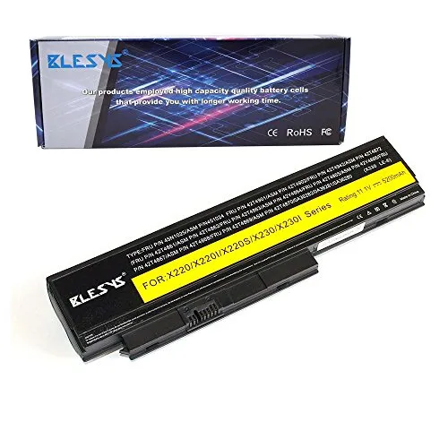 BLESYS 6 celle X230 batteria per Lenovo ThinkPad X230 X230i X220 X220i X220s ricaricabile Standard Li-Ion batteria per 0A36282 45N1029 45N1023 45N1025 0A36306 0A36281 0A36283 42T4863 42T4865 batteria