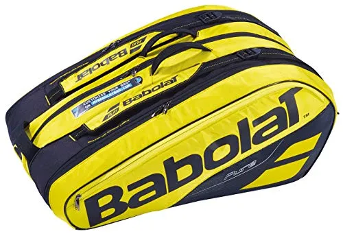 Babolat RH X 12 Pure Aero Borsa, Adulti Unisex, Jaune Noir (Multicolore), Taglia unica