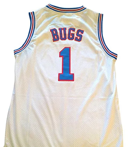 Bugs Bunny Space Jam Jersey - #1 Tune Squad - White (Large) by Space Jam