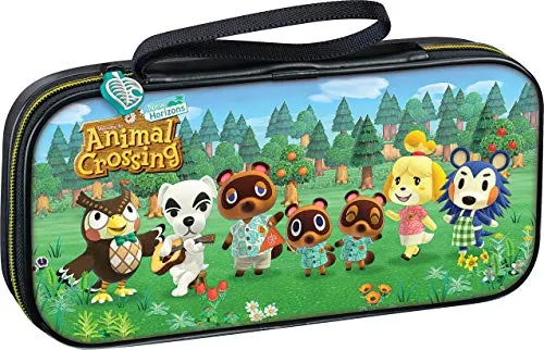 BigBen Interactive, Custodia di Trasporto Deluxe Licenza Ufficiale Nintendo Multicompatibile Switch & Switch Lite, Animal Crossing