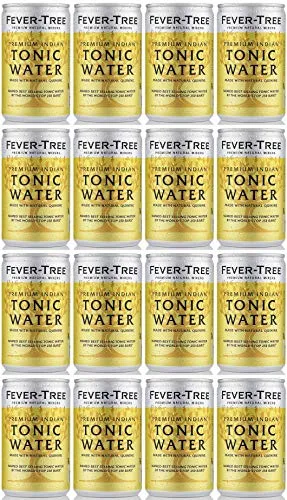 Fever-Tree Premium Indian Tonic Water 16 x 150 ml (Pack of 2 Total 16 Cans)