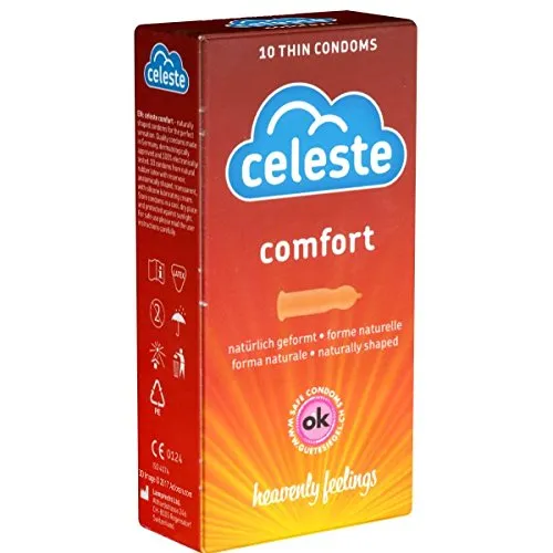 Profilattici Celeste Comfort 10pz - anatomico