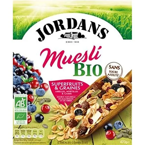 Jordans - Muesli Bio Superfruits E Semi 420G - Muesli Bio Superfruits Et Graines 420G - Prezzo Per Unità - Consegna Veloce