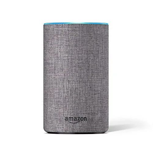 Cover decorativa per Amazon Echo (2ª generazione), tessuto grigio mélange