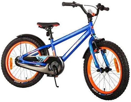 Bici Bicicletta Bambino Rocky 18 Pollici Blu 95% assemblata