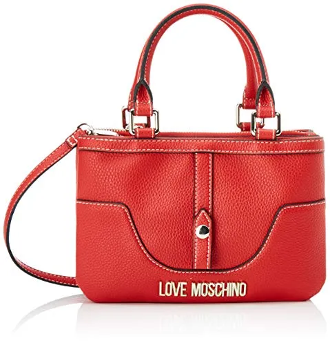 Love Moschino Jc4214pp0a, Borsa a Tracolla Donna, Rosso (Red), 10x16x24 cm (W x H x L)