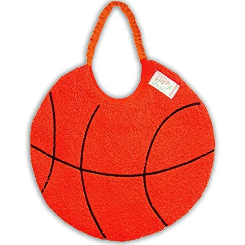 Zigozago Bavaglino Pallone da Basket Fatto a Mano Chiusura con Elastico Taglia Unica