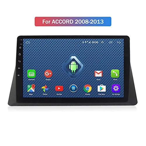 Android 9,0 2.5D temperato HD touch screen da 10 pollici Radio Per Accord 2008-2013 con il GPS di navigazione Quad Core Bluetooth USB WiFi di sostegno Swc Specchio link Rear View Camera,Wifi 1G 16G