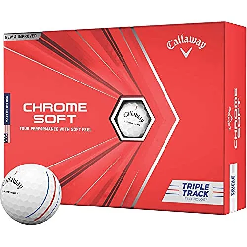 Callaway Golf, Chrome Soft, Palline da Golf