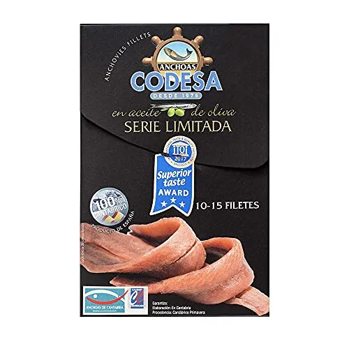 Filetti di Acciughe Mar Cantabrico Serie Limitata CODESA 120 g - CODESA ANCHOAS SERIE LIMITADA 120 g