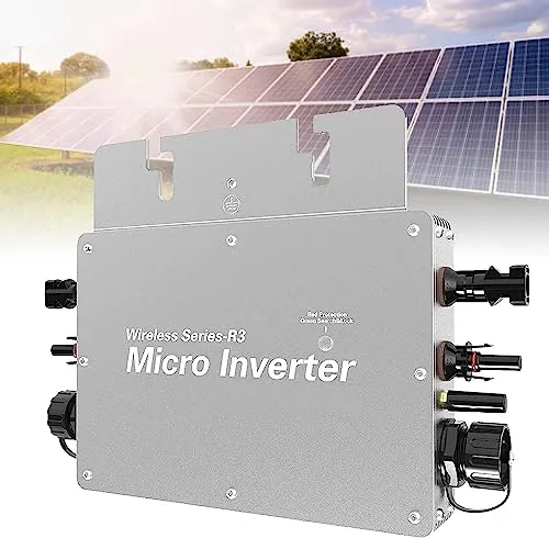 Inverter solare 800w,MPPT Grid Tie Micro Inverter Inverter Grid Connect impermeabile con WiFi Sistema di monitoraggio del telefono cellulare per pannello solare Balcone Power Station (800W)