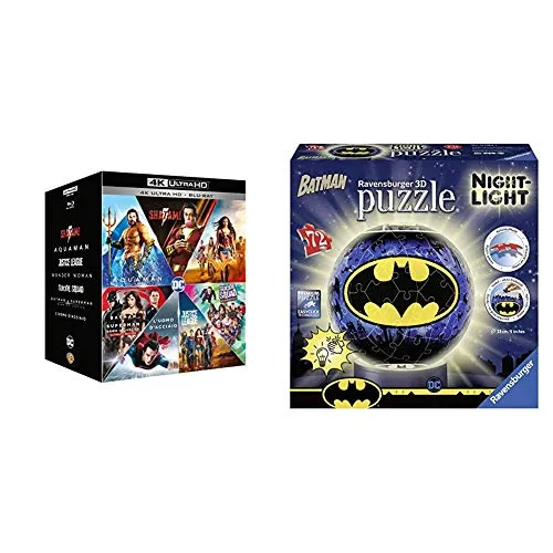 Dc Boxset 7 Film Collection (14 Blu Ray)+ Ravensburger- Batman Puzzle
