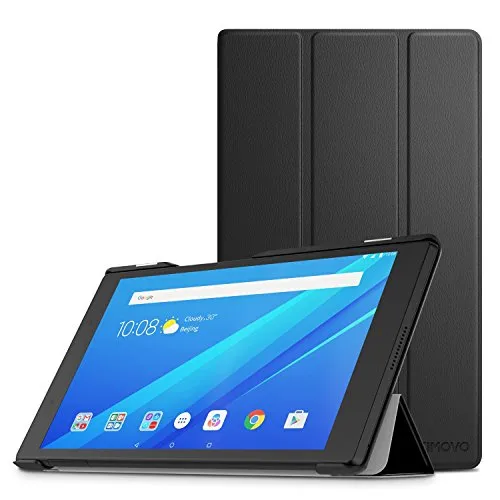 TiMOVO Lenovo Tab 4 8"Case-Custodia Sottile Leggera per Smart Cover con Cover Magnetica per Lenovo Tab 4 8 Pollici HD Tablet 2017,Nera