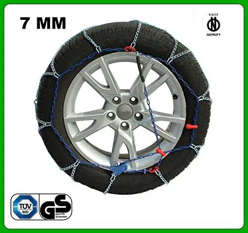 Kawin Catene da Neve OMOLOGATE 215 60 17 V5117 7mm 215/60-17 R17