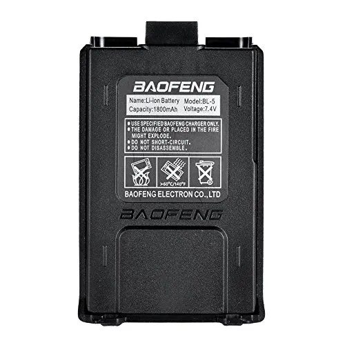 BAOFENG BL-5 Batterie Radio Alta Capacità 7.4V 1800mAh Li-ion Batteria Estesa per Baofeng UV 5R UV-5R a Due Vie