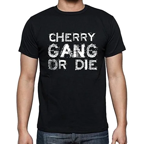 Cherry Family Gang Tshirt, Maglietta Uomo, Maglietta con Parole, Maglietta Regalo