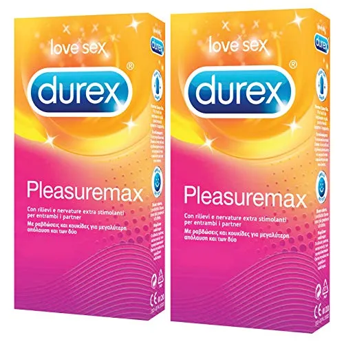 2x Preservativi Standard Pleasuremax 12 Pezzi