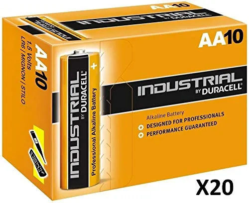 Duracell 20 X AA batteria alcalina Industrial
