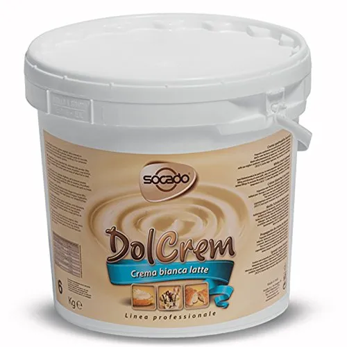 MAXI BARATTOLO 6 KG CREMA BIANCA SPALMABILE LATTE CIOCCOLATO BIANCO FOOD SERVICE