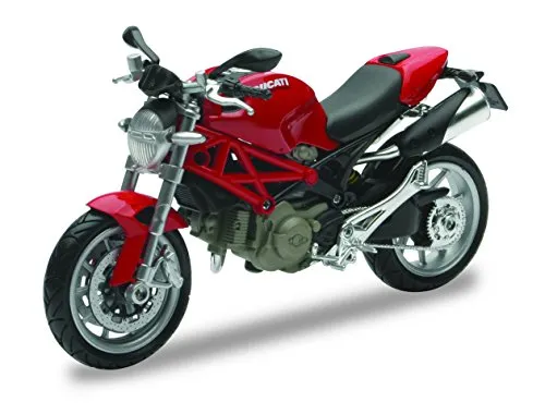 Newray 44023 - Ducati Monster 1100, Scala 1:12, Die Cast, Colori assortiti