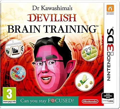 Dr Kawashima's Devilish Brain Training: Can you stay focused? - Nintendo 3DS [Edizione: Regno Unito]