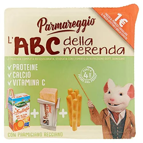 Parmareggio L'ABC della Merenda con Snack di Parmigiano Reggiano 17g