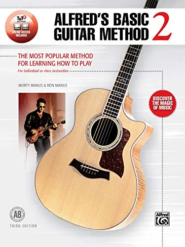 Alfred's Basic Guitar Method 2: The Most Popular Method for Learning How to Play, Book & Online Audio