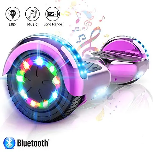 Hoverboard elettrico scooter a 6.5 pollici LED Auto Balance E-Skateboard