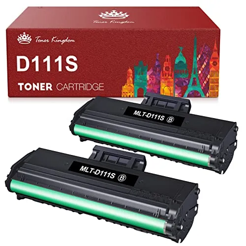 Toner Kingdom D111S MLT-D111S Cartucce Toner Compatibile per Samsung MLT-D111S 111S per Toner Samsung Xpress M2070 M2070FW M2026W M2026 M2070W M2070F M2020 M2022 M2020W M2022W (2 Nero)