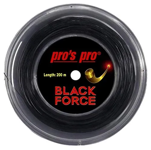 Pro Black Force 1.24 200m Stringa di Tennis … (1.24mm)
