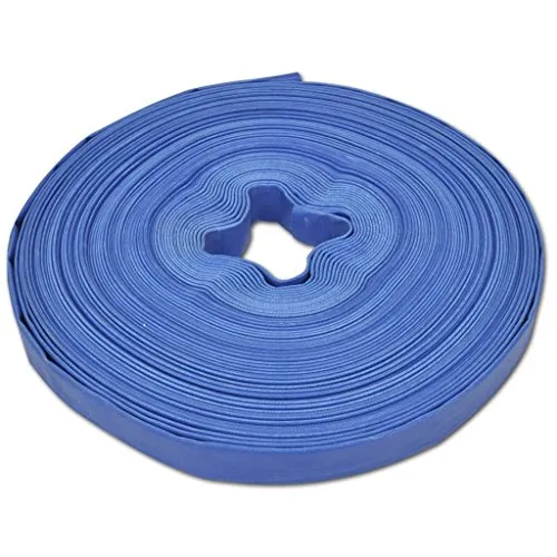 vidaXL Tubo d'Acqua Piatto Flessibile 50m Foderato PVC Manichetta Antincendio