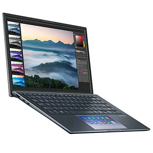 ASUS ZenBook 14 UX435EG Full HD 14" Touchscreen (Intel i7-1165G7, scheda grafica Nvidia MX450, 16 GB di RAM, 512 GB di SSD, 32 GB di memoria Intel Optane, Windows 10) Include ScreenPad 2.0