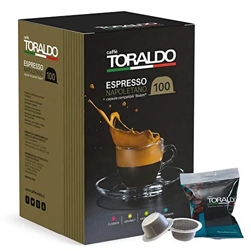 Caffè Toraldo Miscela Decaffeinata Capsule compatibili Bialetti 100 pz / 720 g