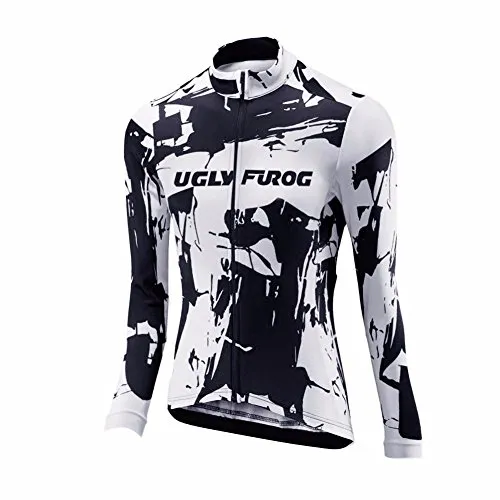 Uglyfrog #19 2018 Donna Ciclismo Magliette Che cicla i Vestiti della Bici di Stile di Arrivo di Winter del Manicotto Lungo Jersey