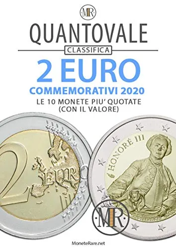 Quantovale Classifica - 2 Euro Commemorativi 2020 - Classifica top10 con i Valori: Classifica delle 10 Monete da 2 Euro più quotate dell'anno 2020 (con il valore). Scopri il valore dei 2 Euro Rari.