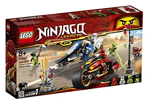 LEGO Ninjago - Moto-Lama di Kai e Moto-Neve di Zane, 70667
