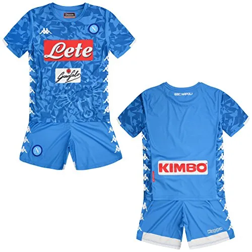 SSC Napoli Kit Gara Home 2018/2019 Bimbo, Azzurro, 14 anni