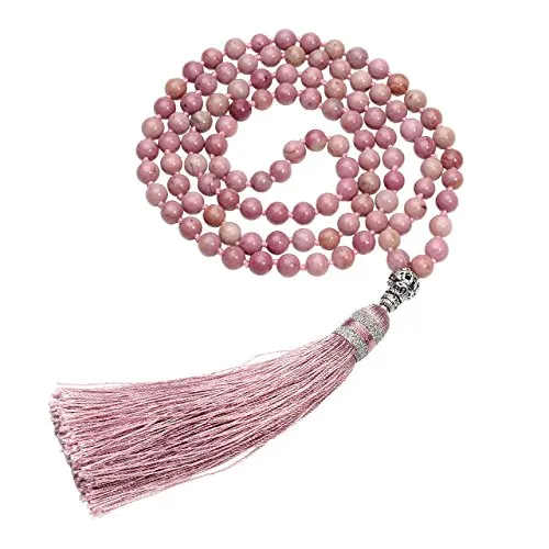 Jovivi Gioielli Pietre Naturale Collana Braccialetto Retro Tibetano Buddismo India Agata Mala Guarigione Energia Terapia Preghiera Yoga 7 Chakra Bracciale Elastico