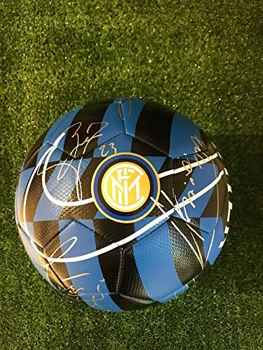 F.C. Inter Pallone Nike Prestige Autografato 2019/2020 Firmata Firme Giocatori