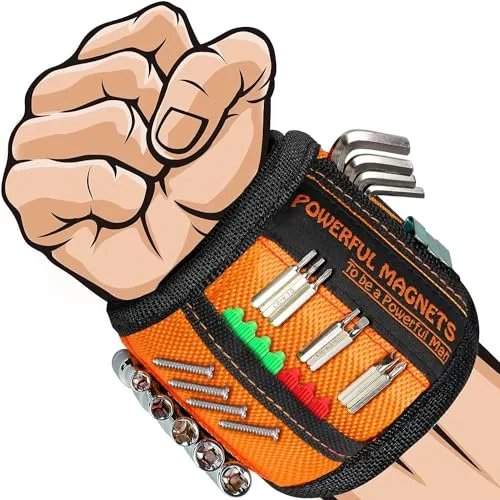 Idee Regalo Uomo Bracciale Magnetico - per Natale Originali Gadget Utili Multitool Compleanno, San Valentino per Lui, Festa del Papà, Fai Da Te Calendario Avvento