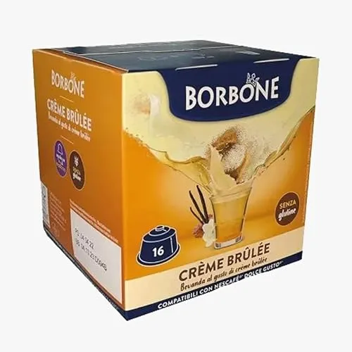 64 Capsule Caffe Borbone Compatibili con Nescafe Dolce Gusto Bevanda Crem Brulee - L' Emporio del Caffè