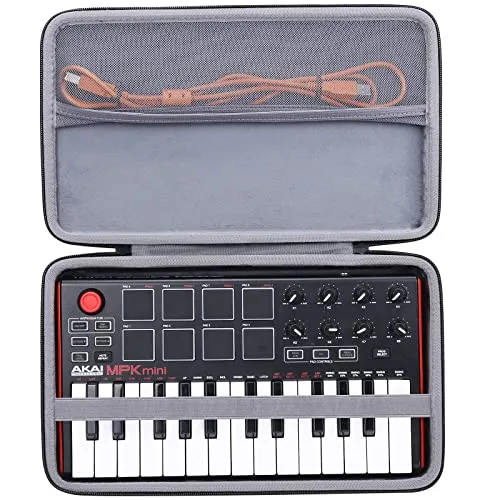 co2CREA cassa custodia borsa per AKAI Professional MPK Mini MK3 / MKII MK2/ Mini Play Tastiera Controller MIDI USB(solo scatola,Case Only)