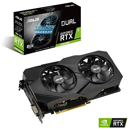 Asus DUAL RTX 2060S 8G EVO SUPER Grafikkarte - 2x DisplayPort/2x HDMI/1x DVI