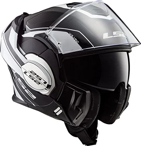 LS2-503991511XXL/162 : LS2-503991511XXL/162 : Casco integrale VALIANT FF399 LUMEN COLORE NERO TAGLIA XXL